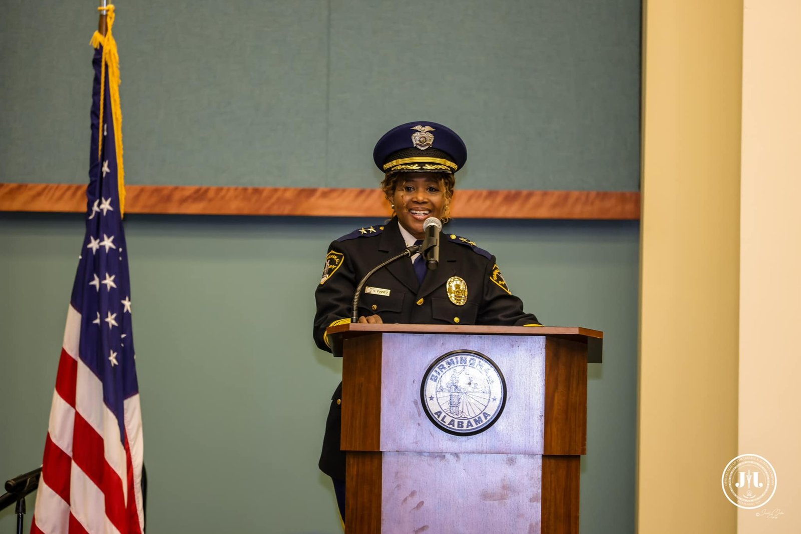 Speaking Podium Shelia Finney